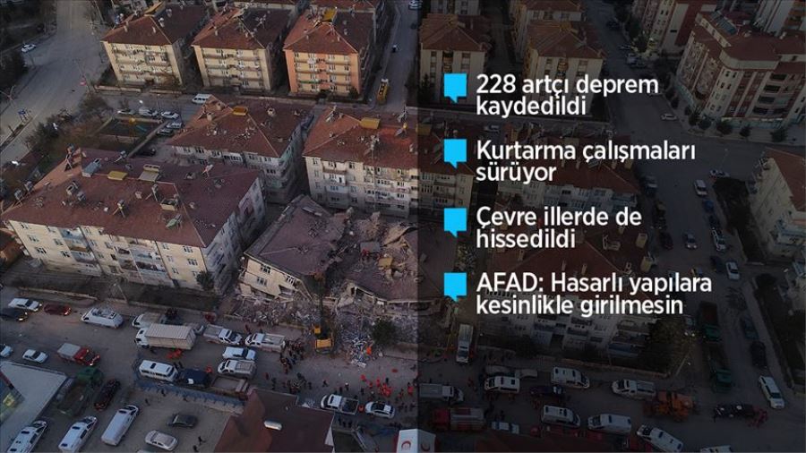 AFAD: Depremde ölenlerin sayısı 21