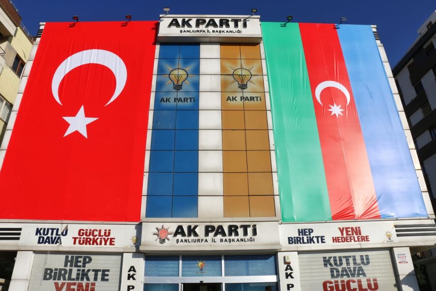 AK Parti Şanlıurfa İl Başkanlığından Azerbaycan’a Destek