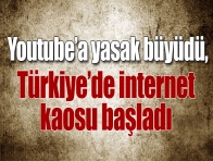 Türkiye`de internet kaosu