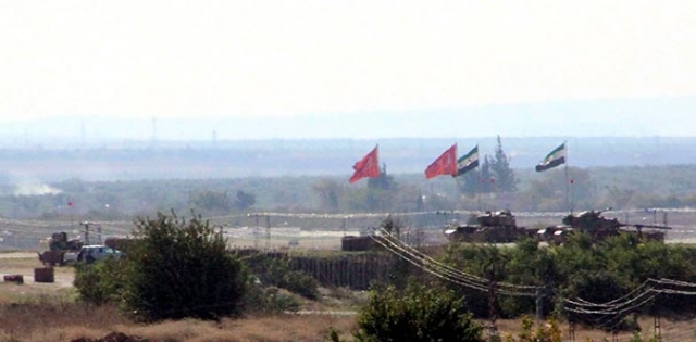Tankların namluları Suriye?ye çevrildi