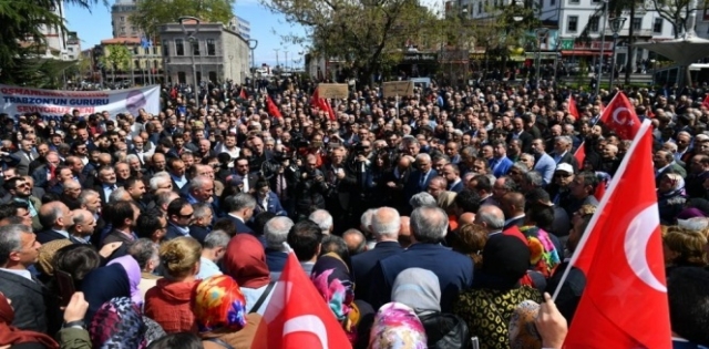 İçişleri Bakanı Süleyman Soylu`ya memleketi Trabzon`dan destek