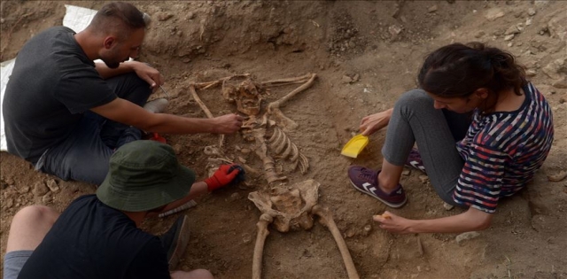 Sinop`ta arkeologları şaşırtan iskelet 