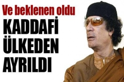 Kaddafi ülkeyi terketti mi?