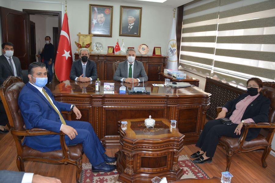 AK Parti Yerel Yönetimlerden Başkan Aydın’a ziyaret