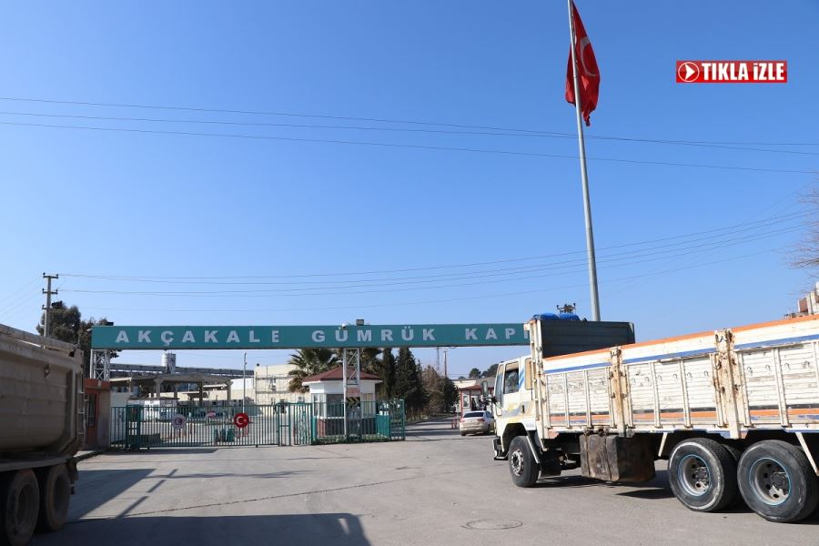 Akçakale Gümrük Kapısı Tam Faaliyette