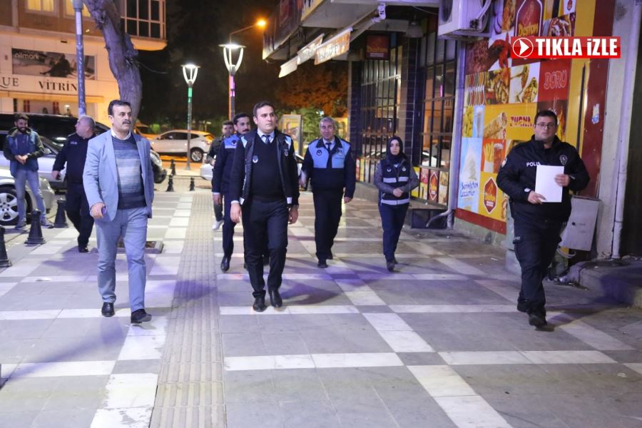 HALİLİYE ZABITASI’DAN ‘UYARI’ DENETİMİ