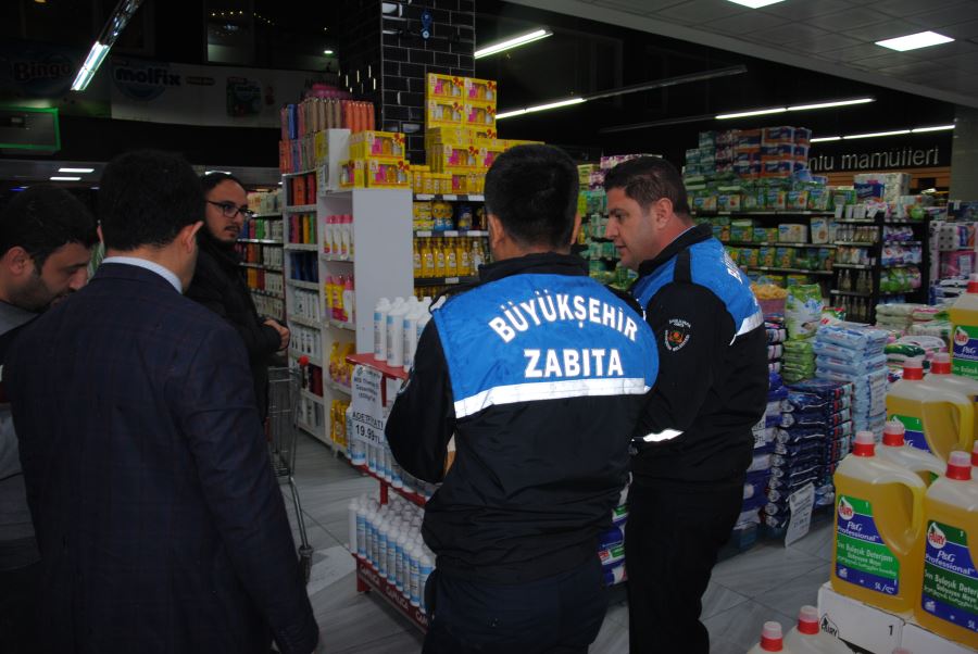 BÜYÜKŞEHİR ZABITA VE PAYDAŞ KURUMLAR VATANDAŞIN SAĞLIĞI İÇİN DENETİMLERİNİ SÜRDÜRÜYOR
