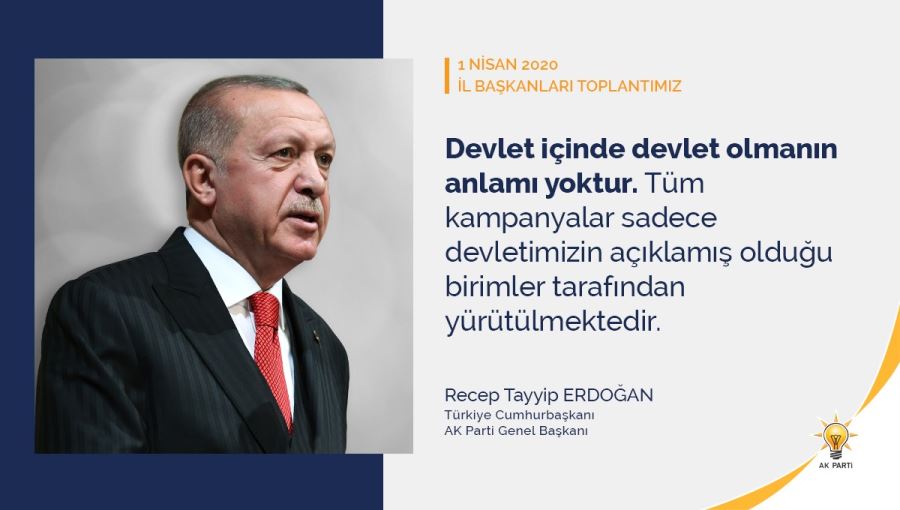 Erdoğan: Devlet içinde devlet olmanın anlamı yoktur.