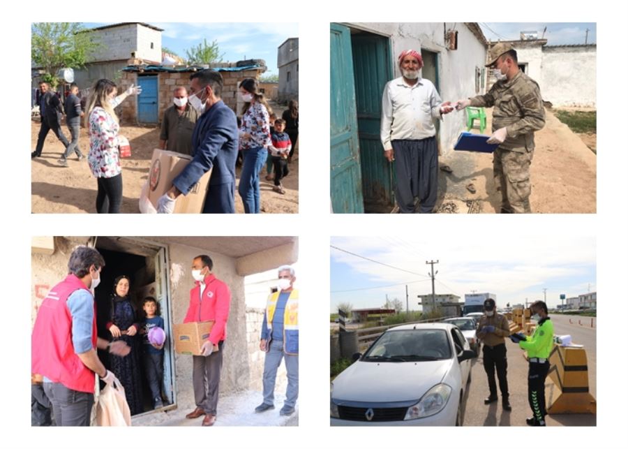 Akçakale ve Harran’da Salgına Karşı Gece Gündüz Çalışıyorlar