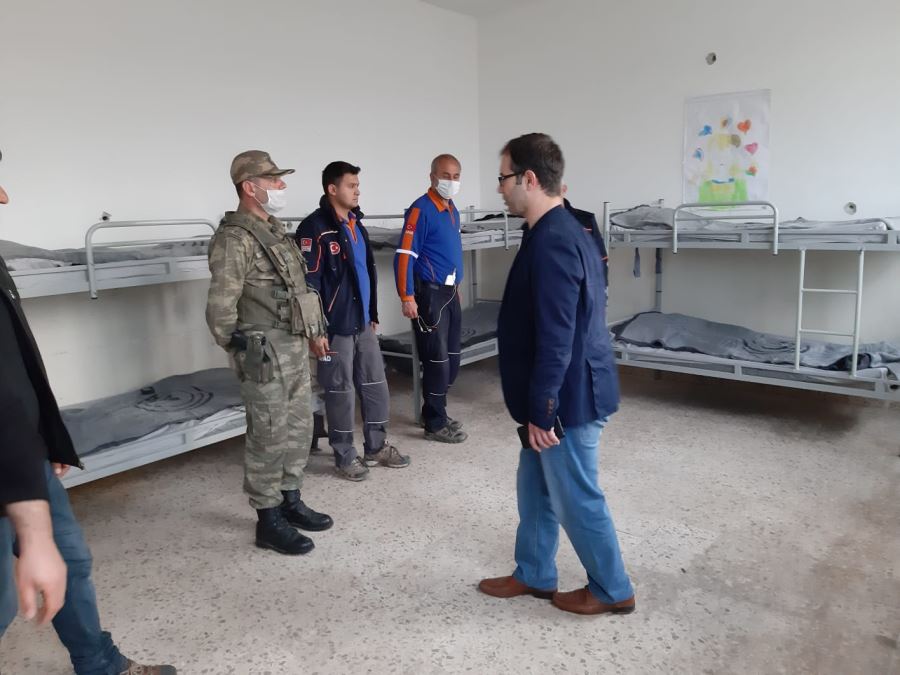 SUDKOM, Barış Pınarında Karantina Misafirhanesi Kurdu