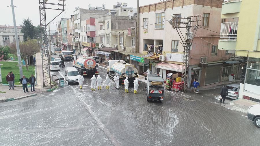 BAĞLARBAŞI ADIM ADIM YIKANARAK DEZENFEKTE EDİLDİ