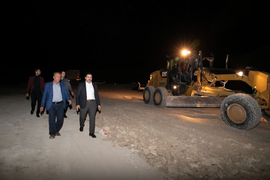 BAŞKAN CANPOLAT DEVTEŞTİ’NDE YENİ YOL AÇMALARI DENETLEDİ