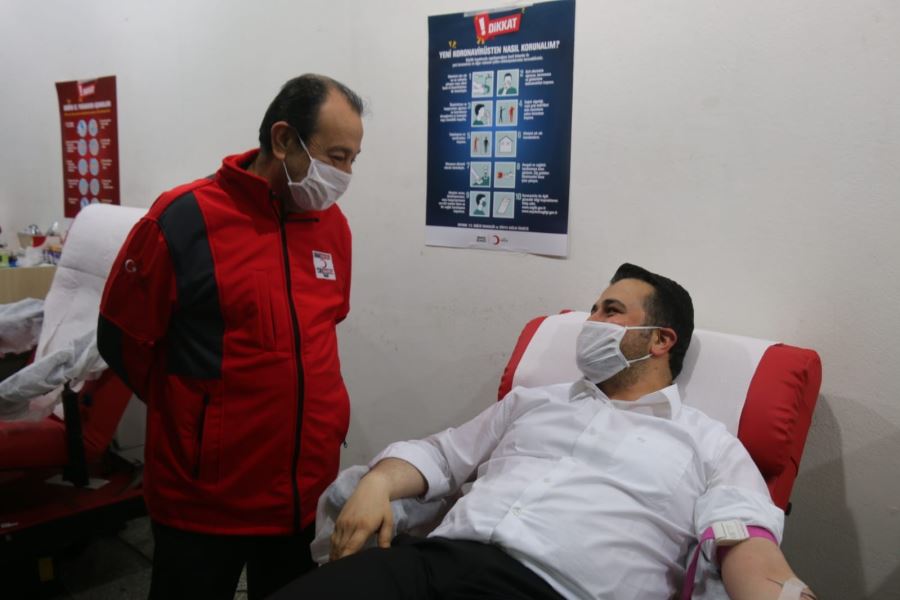 Kan bağışı çağrısına bir destek de Başkan Yıldız’dan