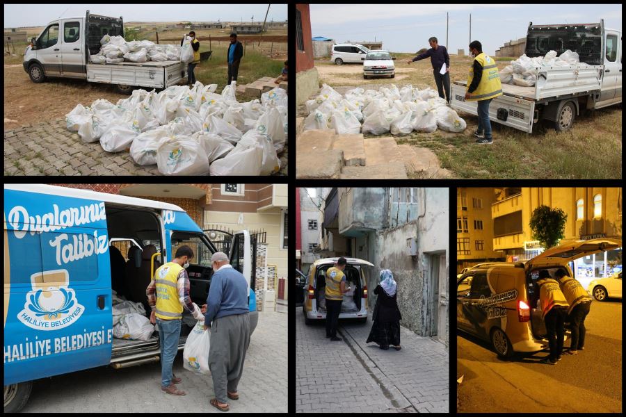 HALİLİYE ZOR GÜNLERDE HALKINI YALNIZ BIRAKMIYOR