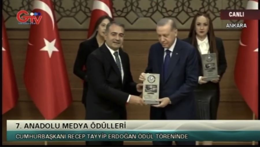 Cumhurbaşkanı Erdoğan’dan Güneydoğu TV’ye Yılın Medya Ödülü