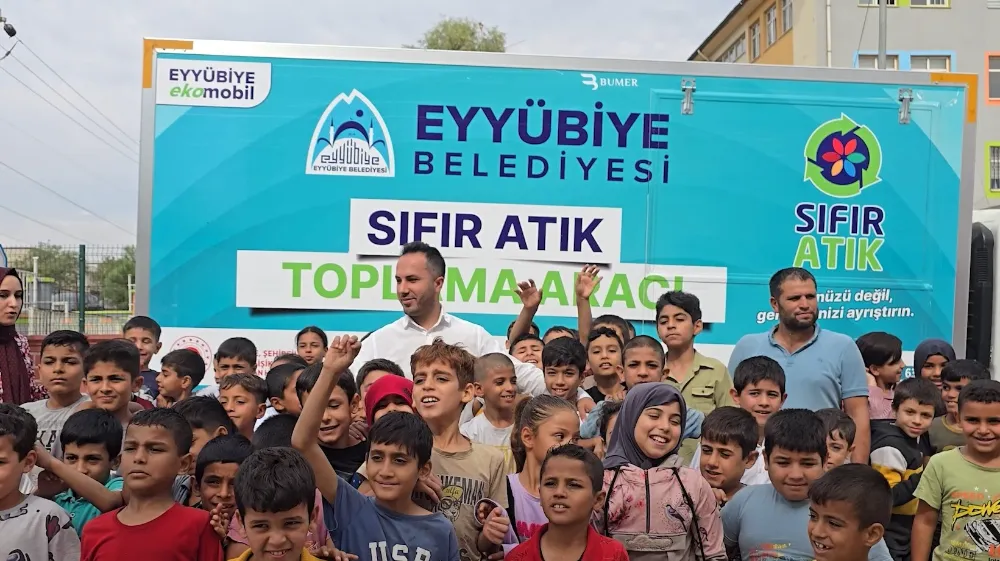 EYYÜBİYE’NİN SIFIR ATIK TOPLAMA ARACI OKULLARDA