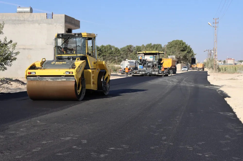 SURUÇ’TA SICAK ASFALT ÇALIŞMALARI BAŞLADI