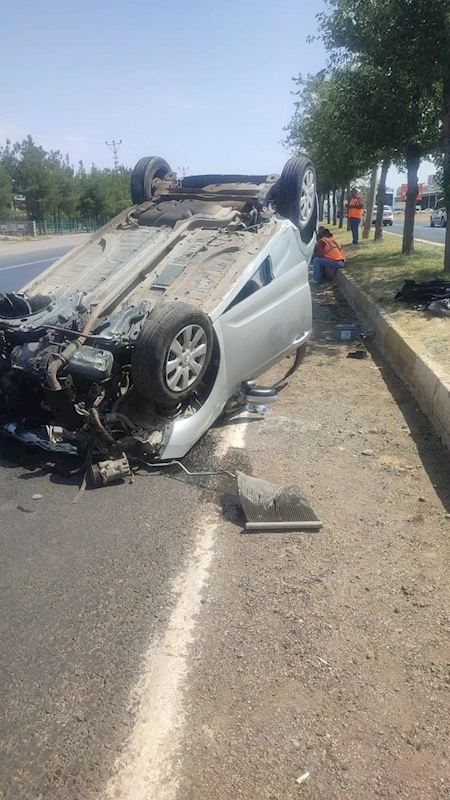 Siverek’te trafik kazası, 1 yaralı