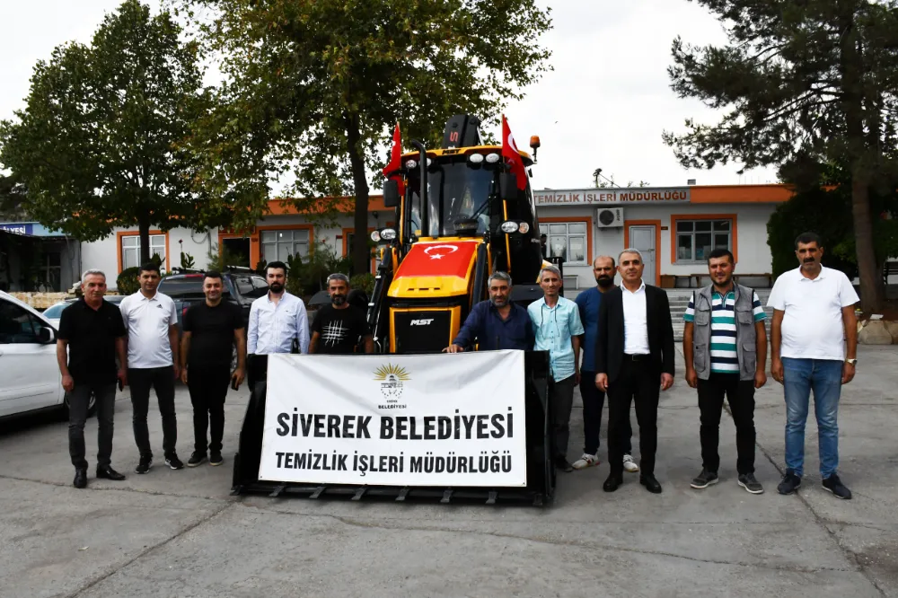 SİVEREK BELEDİYESİNE KEPÇE HİBE EDİLDİ