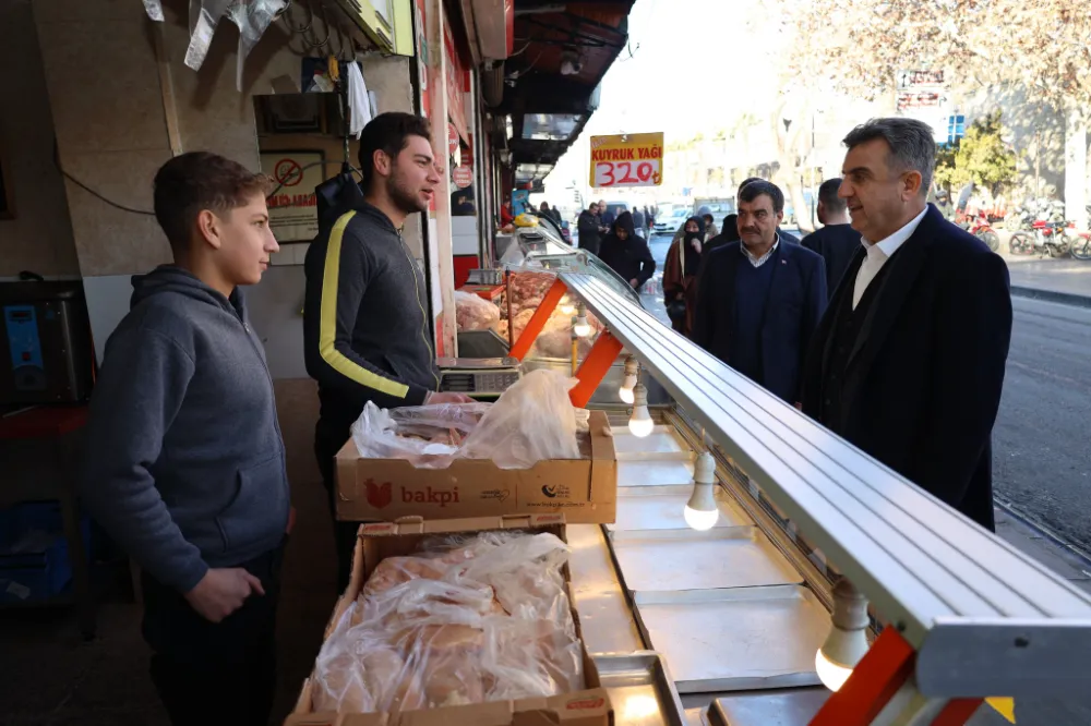 İl Başkanı Günbegi esnaf ziyaretlerine devam ediyor