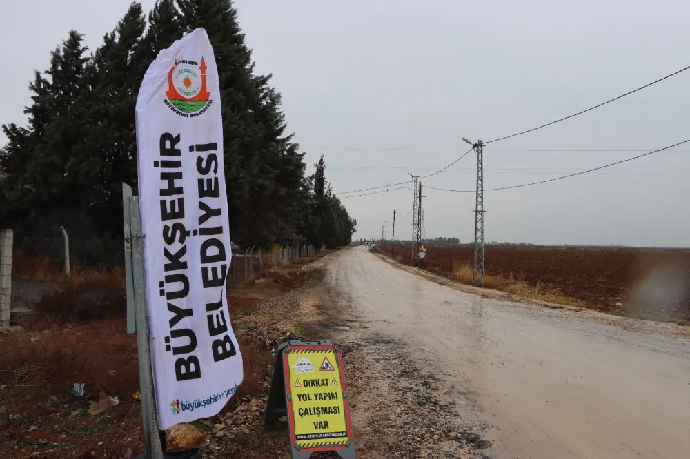 ŞANLIURFA’DA KIRSAL YOLLARIN ÇEHRESİ DEĞİŞİYOR