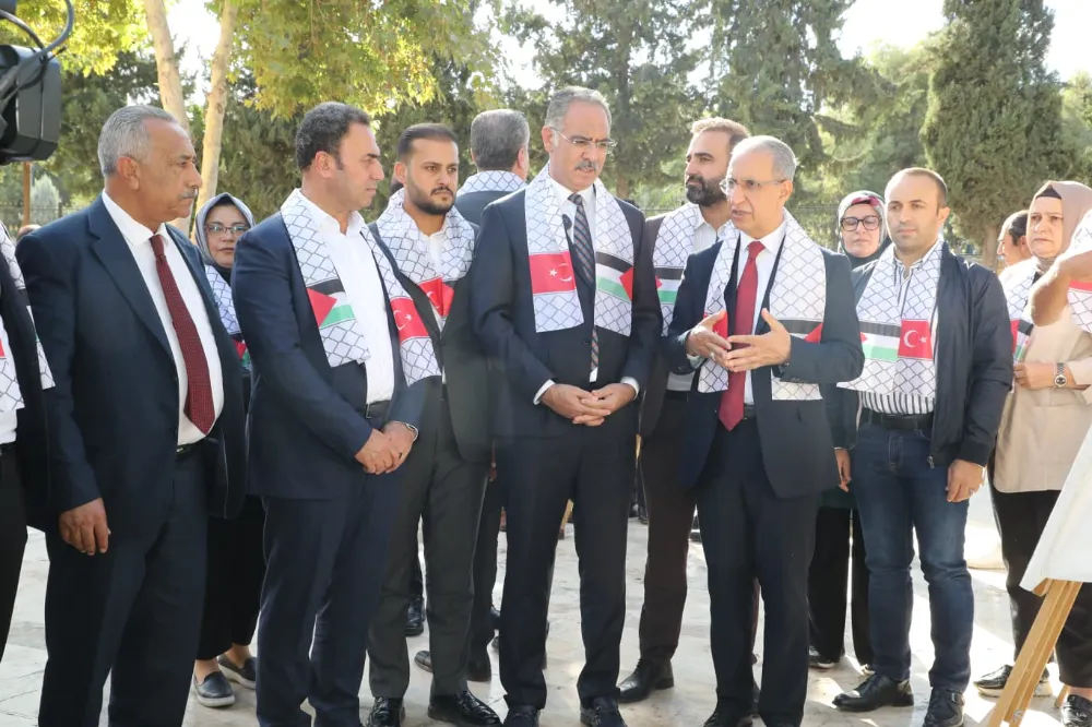 EYYÜBİYE’DE FİLİSTİN’E DESTEK RESİM SERGİSİ