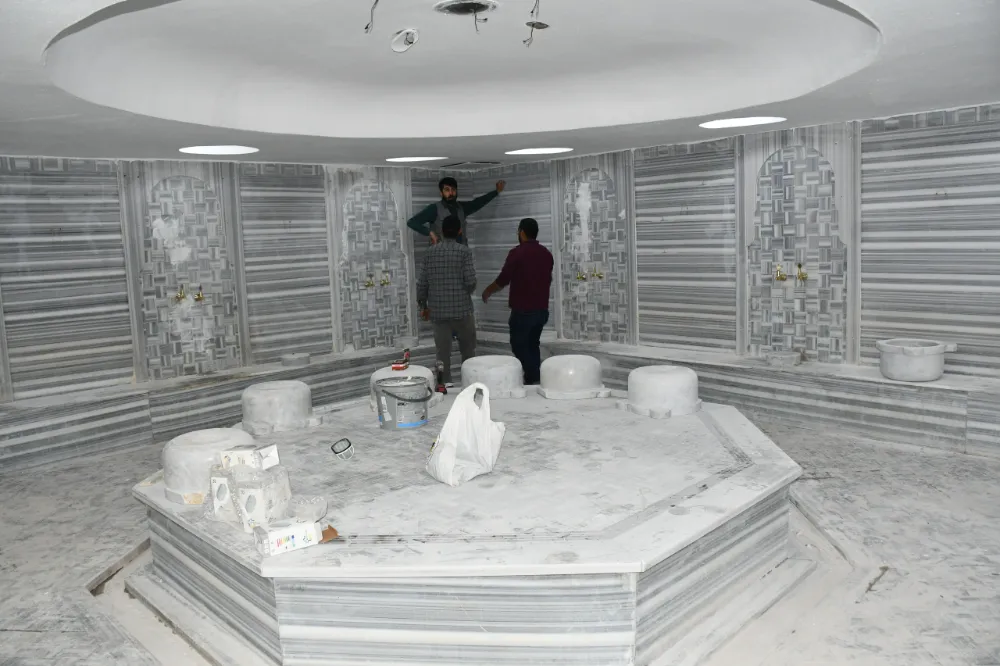 SİVEREK’TE SAUNA VE HAMAM ÇALIŞMALARINDA SONA GELİNDİ