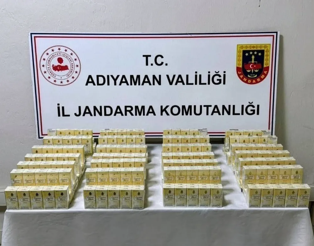 ADIYAMAN’DA 530 PAKET KAÇAK SİGARA ELE GEÇİRİLDİ