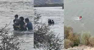 ELAZIĞ’DA KORKU DOLU ANLAR: 4 KİŞİLİK AİLE NEHİR ORTASINDA BİRBİRİNE SARILARAK HAYATTA KALDI
