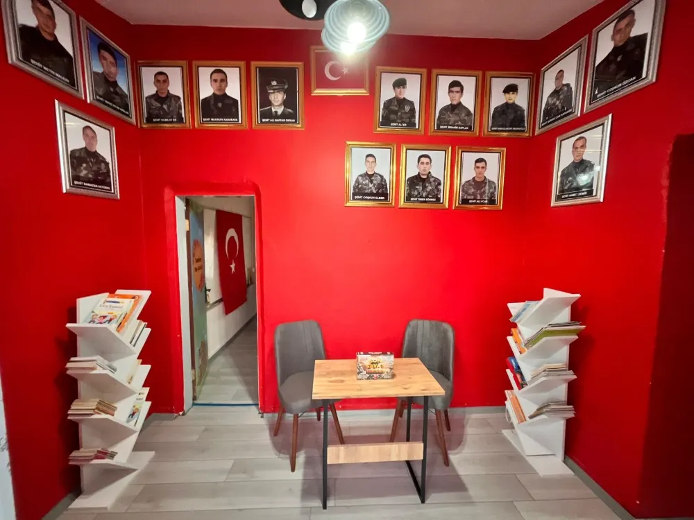 SİVEREK KAMIŞLI İLKOKULU’NDA ŞEHİTLERİMİZ İÇİN ANLAMLI ÇALIŞMA