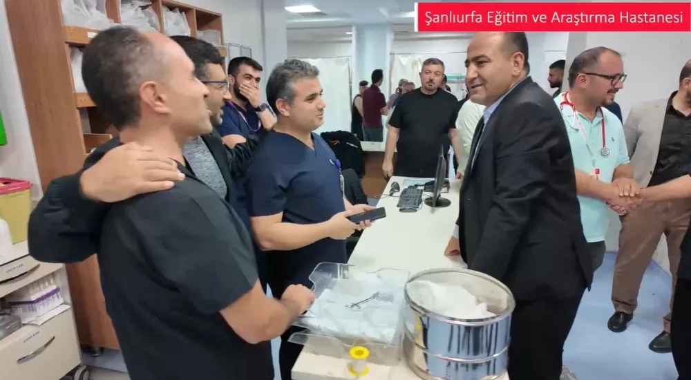 İl Sağlık Müdürü Dr. Erhan Berk’ten Şanlıurfa Eğitim ve Araştırma Hastanesi’ne Gece Denetimi