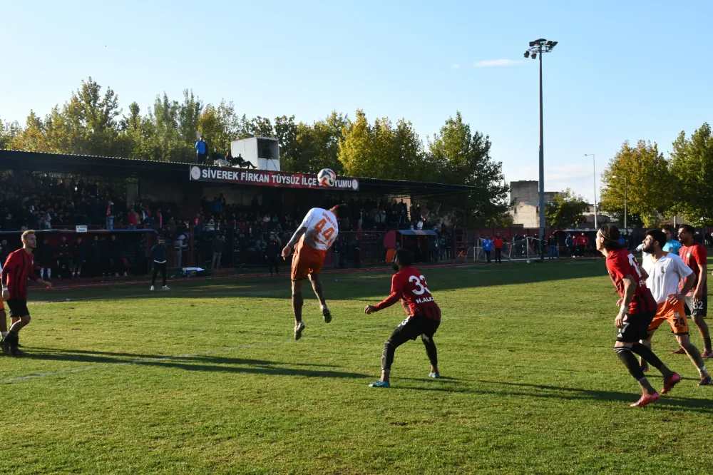 SİVEREK BELEDİYESPOR – ŞANLIURFA BÜYÜKŞEHİR BELEDİYESPOR İLE BERABERE KALDI