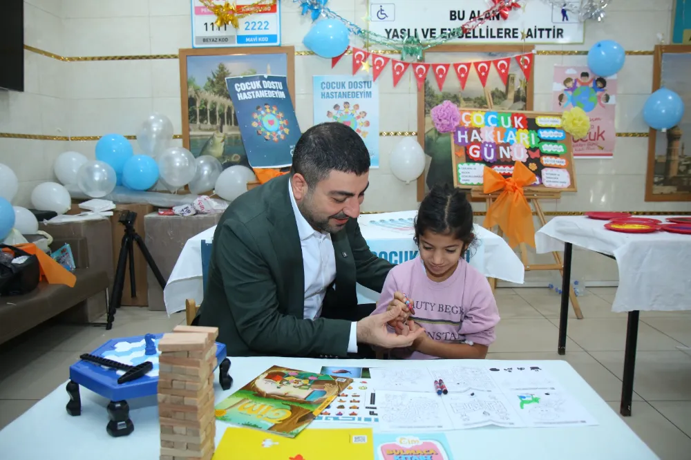 Balıklıgöl Devlet Hastanesi’nde Dünya Çocuk Hakları Günü Etkinliği