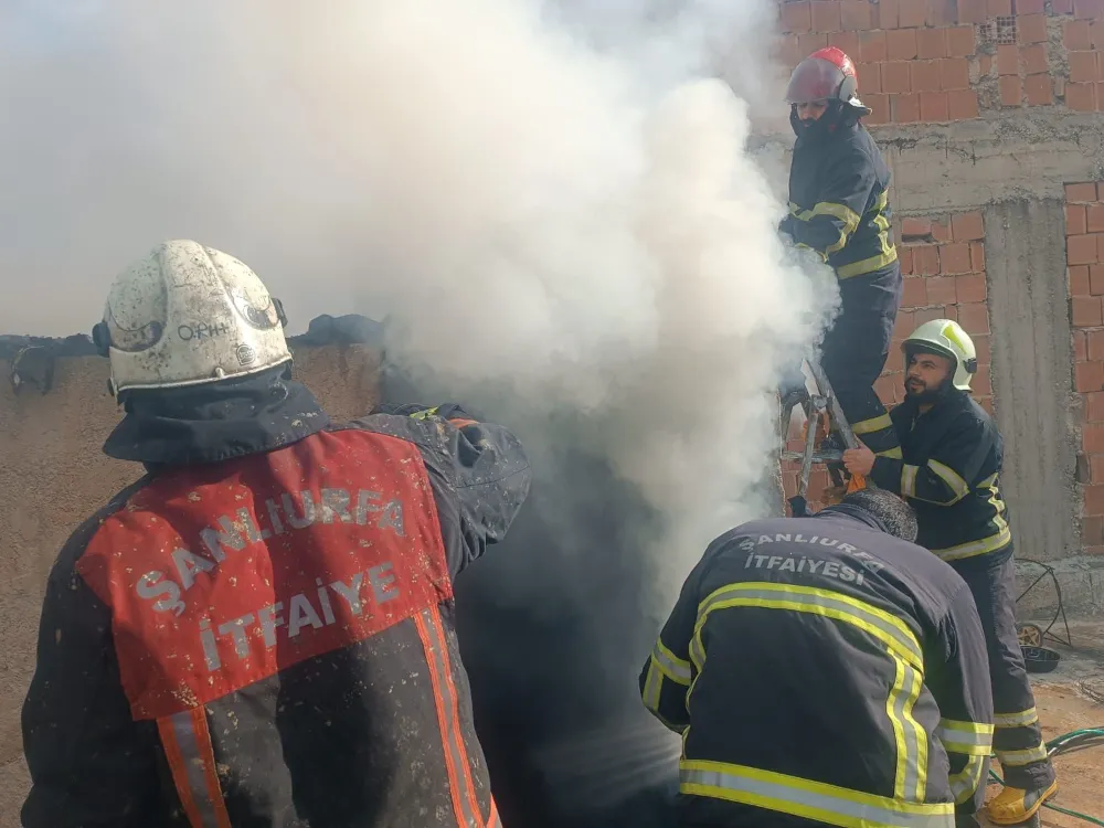 ŞANLIURFA’DA MESKEN YANGINI SÖNDÜRÜLDÜ