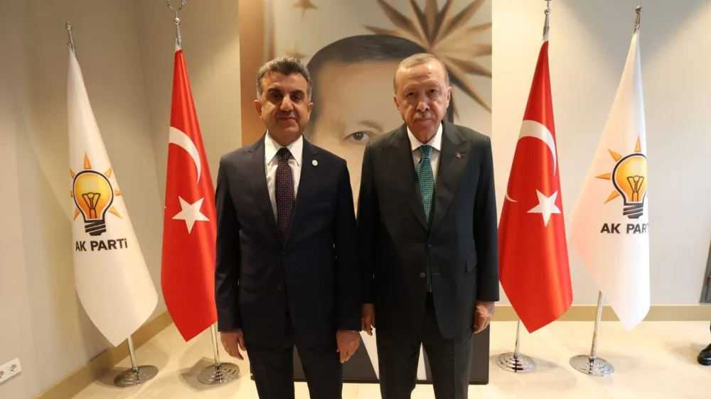 GÜNBEGİ, CUMHURBAŞKANI ERDOĞAN İLE BİR ARAYA GELDİ