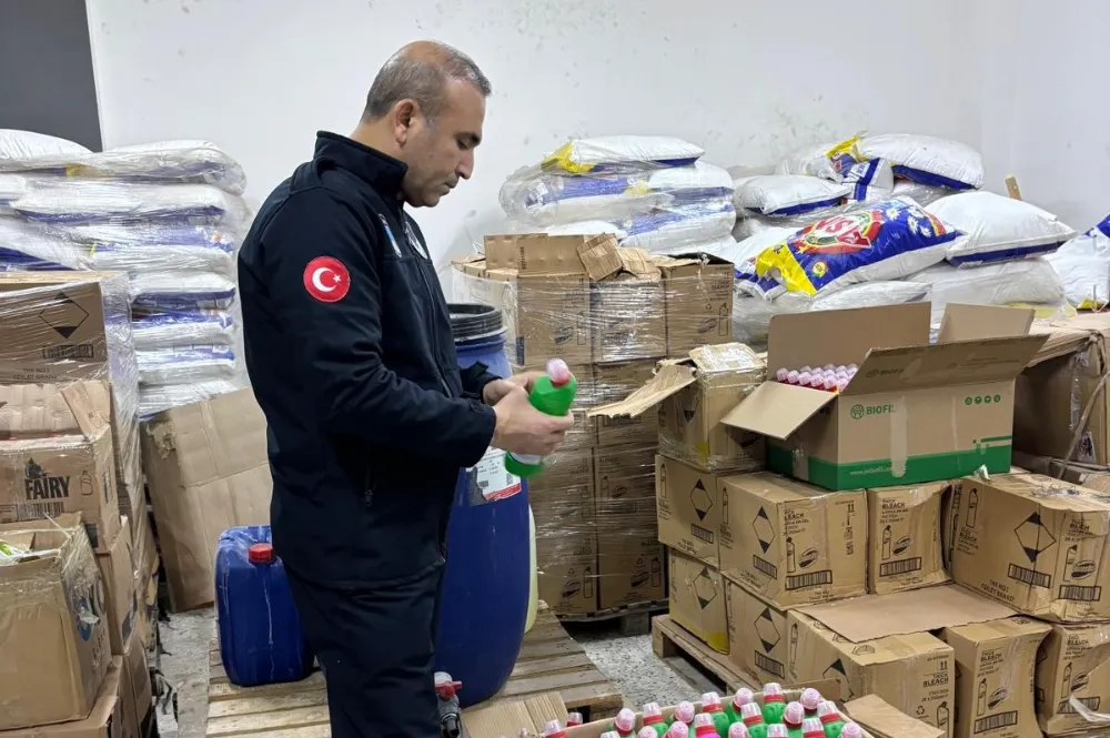 Sahte Deterjan Dolum Depolarına Baskın