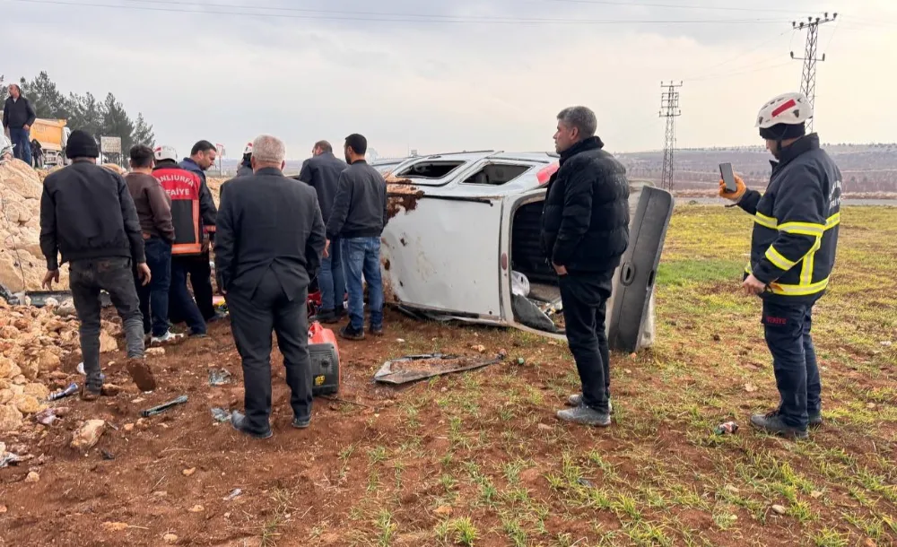 ŞANLIURFA’DA TRAFİK KAZASI: 2 YARALI