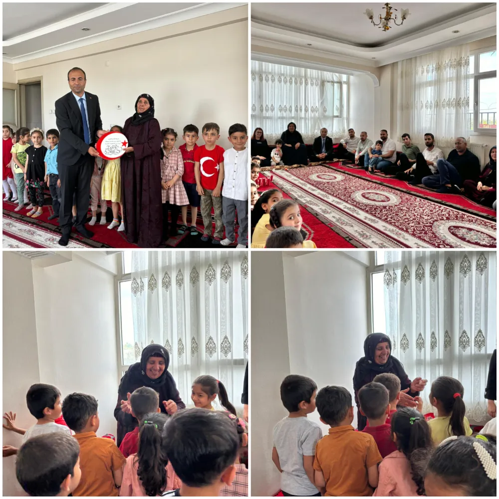 Eyyübiye Bilim Anaokulundan Anlamlı Ziyaret: Şehit Annesine Vefa