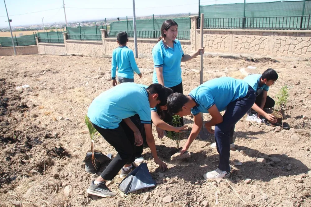 CEYLANPINAR‘DA FİDANLARIN CAN SUYU TOMA’DAN