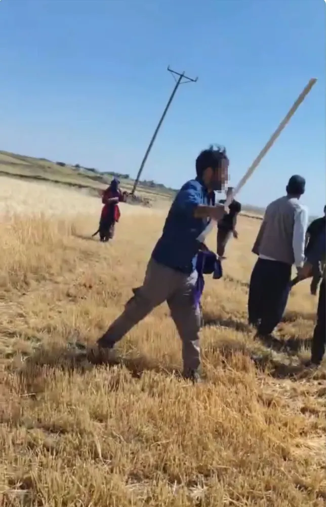 SİVEREK’TE 5 KİŞİNİN YARALANDIĞI AİLE KAVGASI KAMERADA