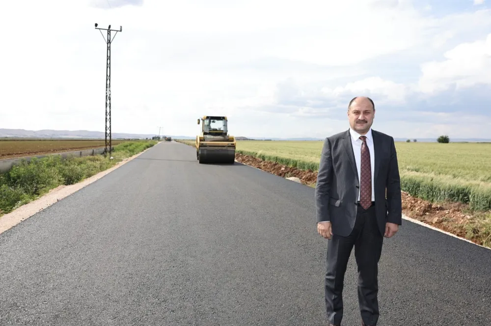 TARİHİ HARRAN YOLU SICAK ASFALTLA İLK KEZ BULUŞTU