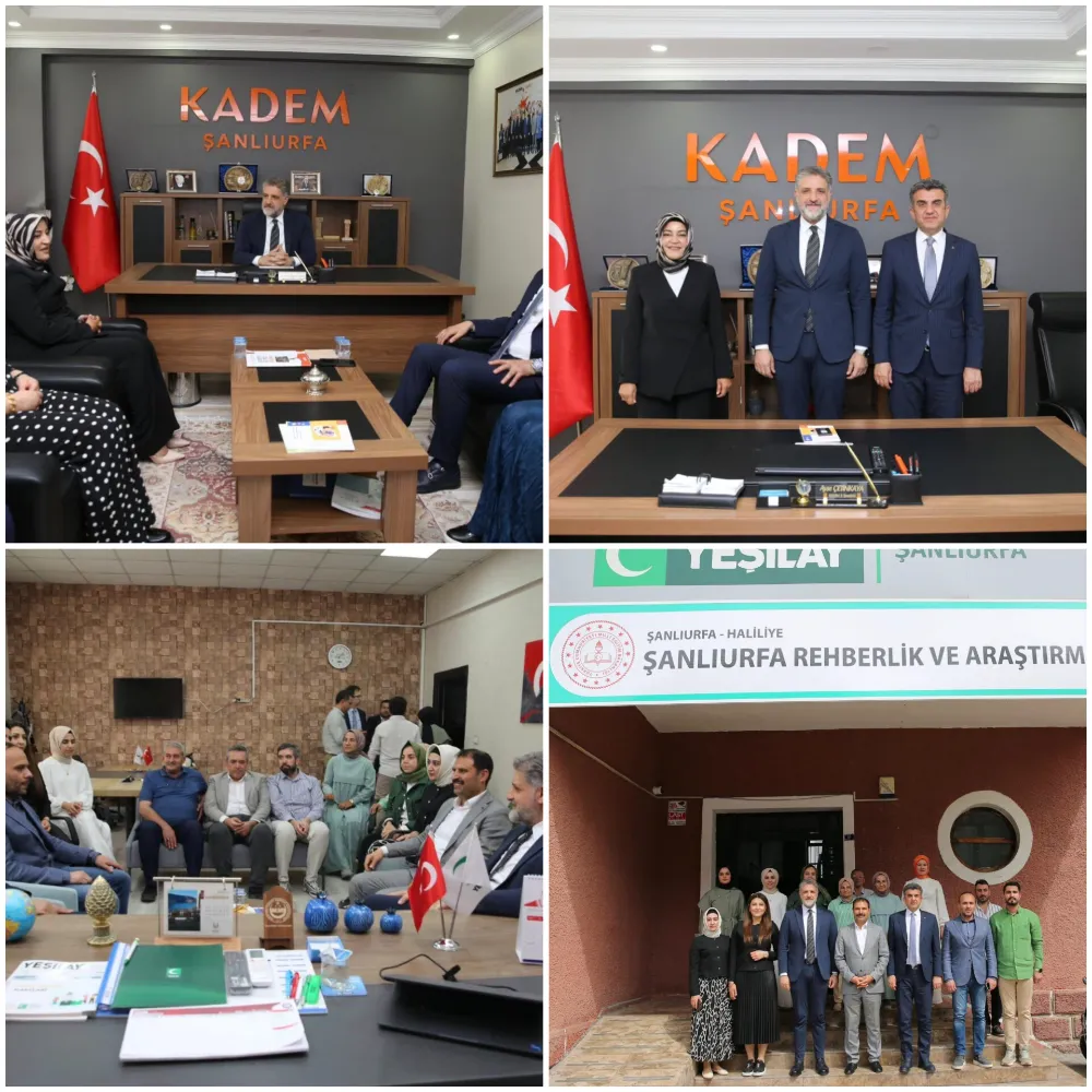 AK Parti Şanlıurfa Milletvekili Abdulkadir Emin Önen’den Yeşilay’a ziyaret