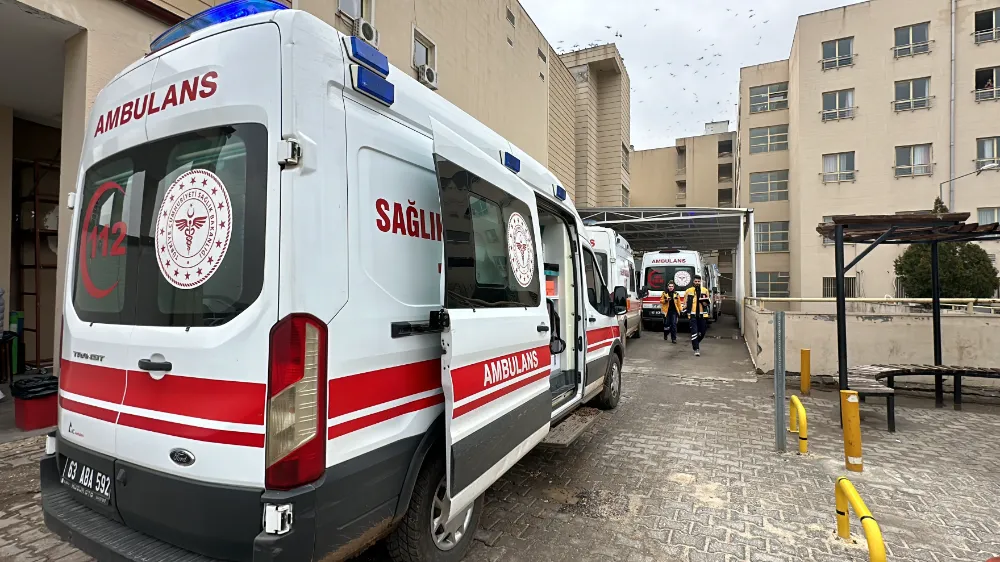 SİVEREK’TE ÇİFT TARAFLI TRAFİK KAZASI: 7 YARALI
