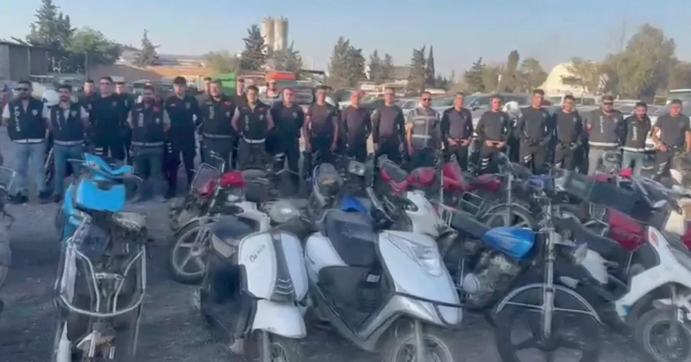 TRAFİĞE ÇIKMASI SAKINCALI 23 MOTOSİKLET ELE GEÇİRİLDİ