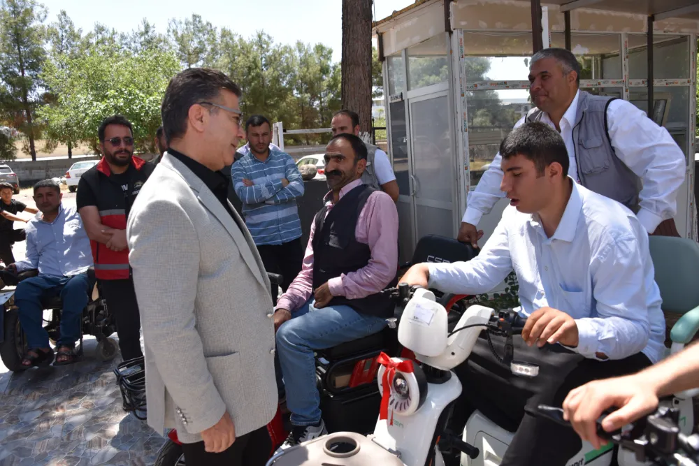 Siverek’te Dayanışma Örneği: Engellilere Motosiklet Desteği!