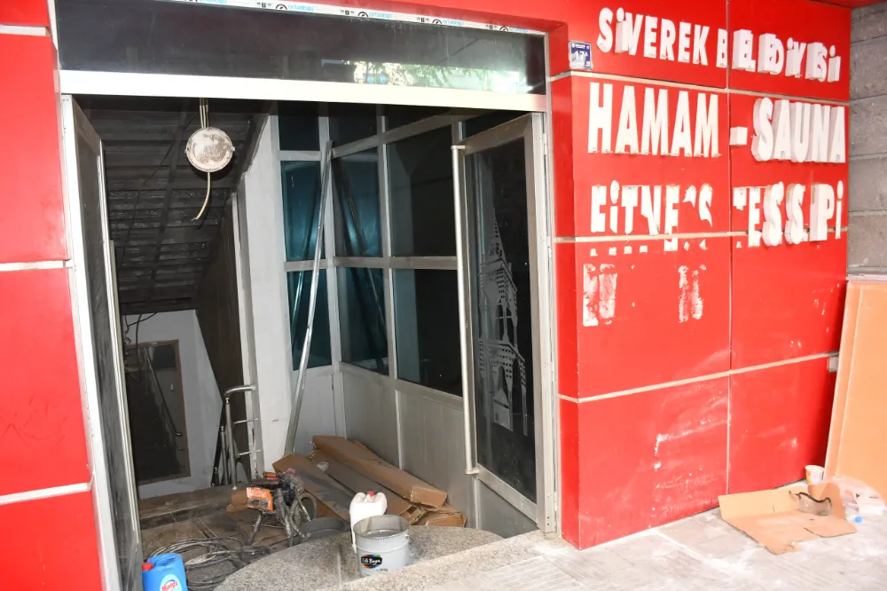 Siverek’te Atıl Durumdaki Sauna ve Hamam Yenileniyor