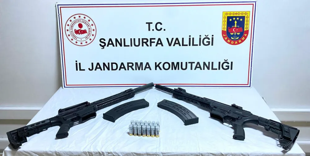 ŞANLIURFA’DA RUHSATSIZ 3 AV TÜFEĞİ VE KURUSIKI TABANCA ELE GEÇİRİLDİ