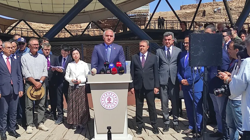 BAKAN ERSOY GÖBEKLİTEPE KAZILARIYLA İLGİLİ AÇIKLAMADA BULUNDU