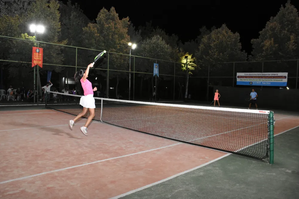 15. AMED CUP TENİS TURNUVASI BAŞLADI