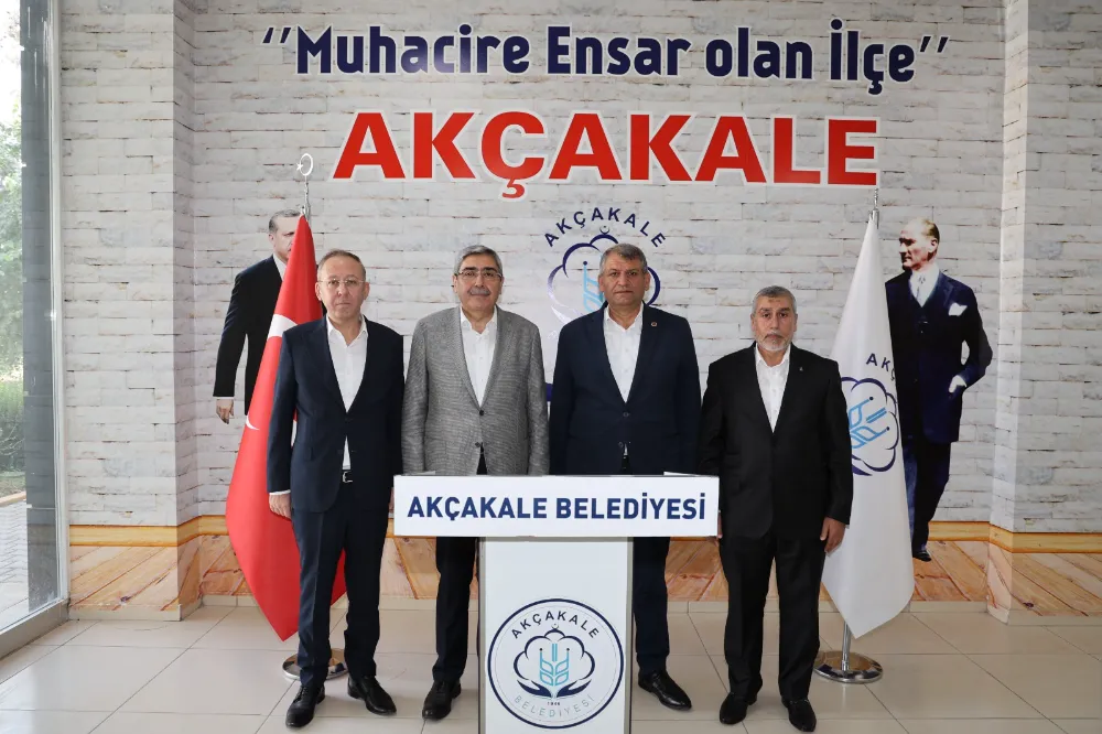 AK PARTİ HEYETİNDEN BAŞKAN AYHAN’A ZİYARET
